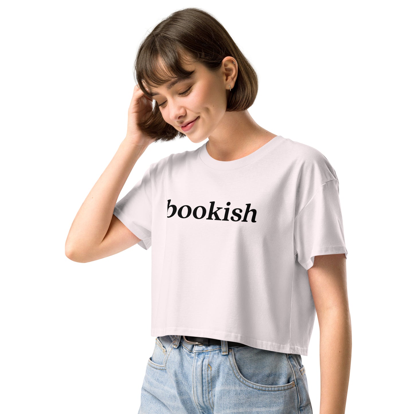 1. T-shirt Cropped - Bookish