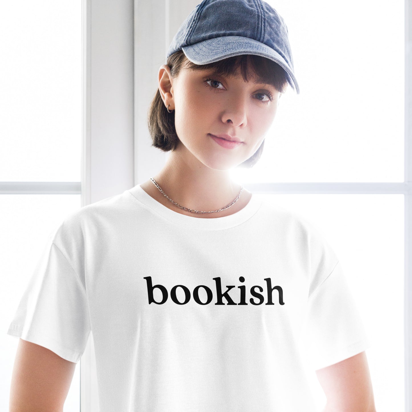 1. T-shirt Cropped - Bookish